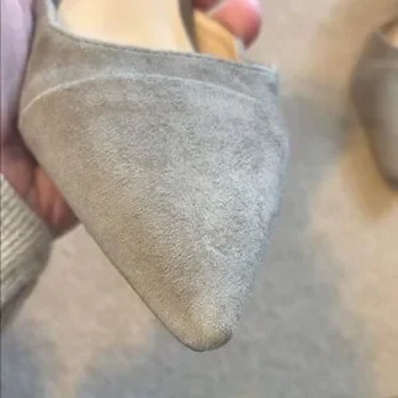 Sole Society Gray Suede Pointed Heels - Picture 3 of 8